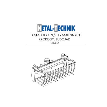 Części zamienne - Krokodyl Tytan LD zęby zetki